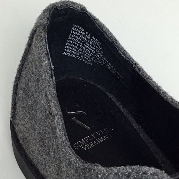 Simply Vera Vera Wang Lennie Gray Loafers 6.5 Women Size. New - Picture 4 of 4